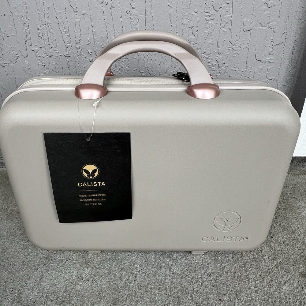 NWT Calista Beauty Hair Styling Tools Makeup‎ Brushes Storage Travel Case